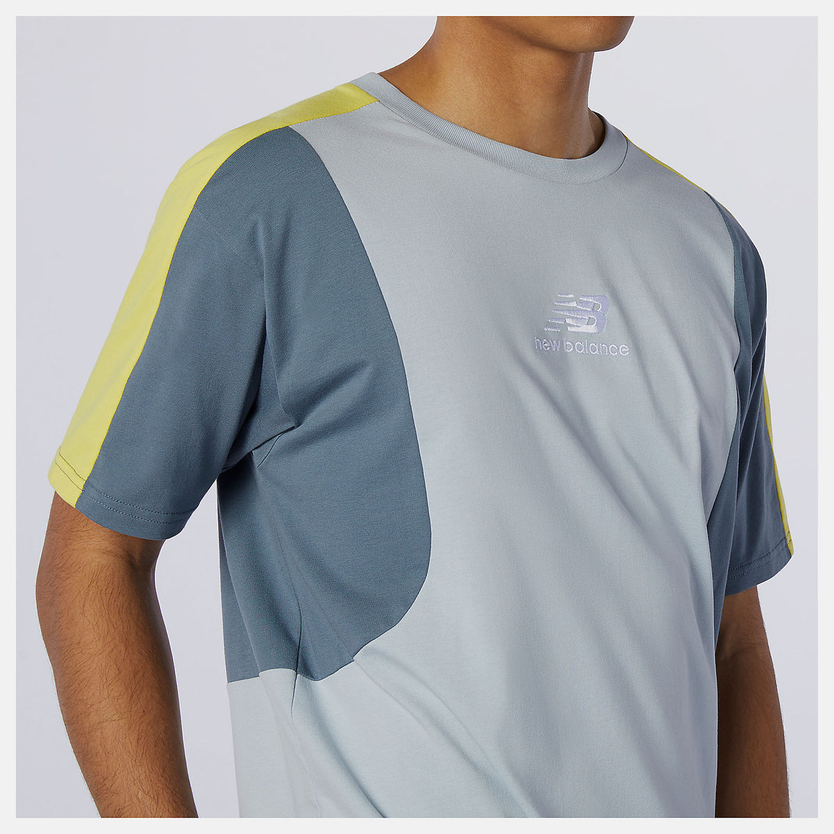 Men New Balance NB Athletics Color Block Tee