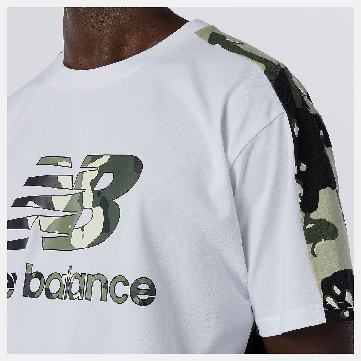 Men New Balance NB Essential Camo Tee