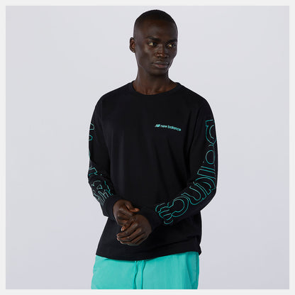 Men New Balance NB Sport Style Optiks Longsleeve Tee