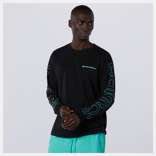 Men New Balance NB Sport Style Optiks Longsleeve Tee