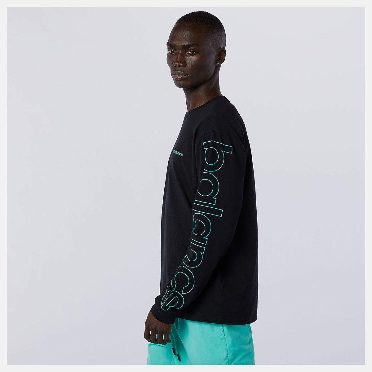 Men New Balance NB Sport Style Optiks Longsleeve Tee