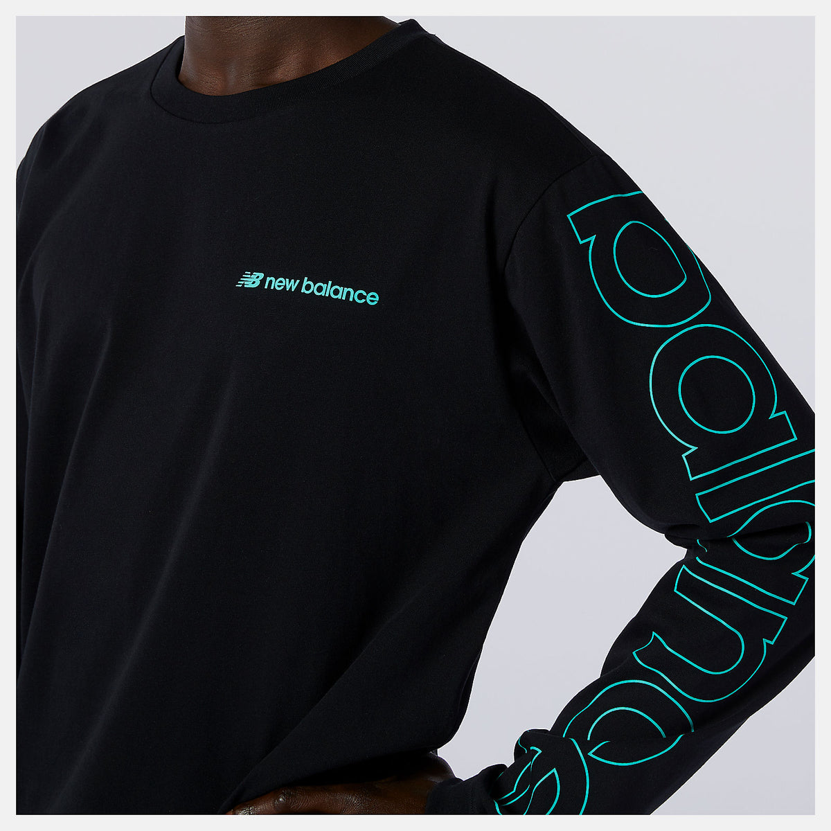 Men New Balance NB Sport Style Optiks Longsleeve Tee