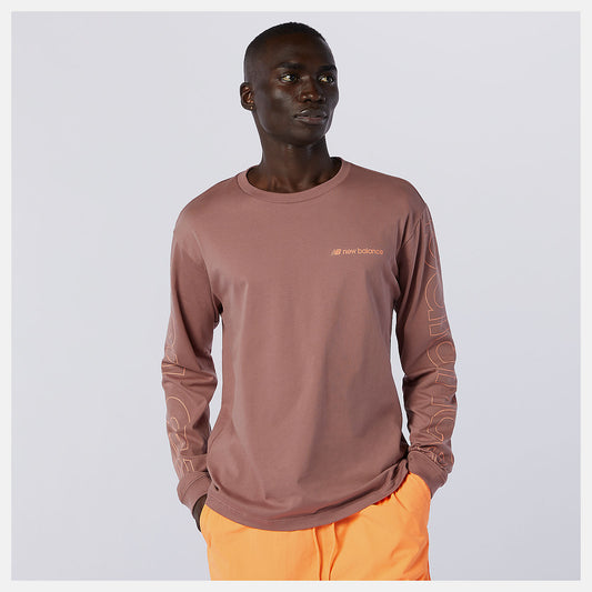 Men New Balance NB Sport Style Optiks Longsleeve Tee