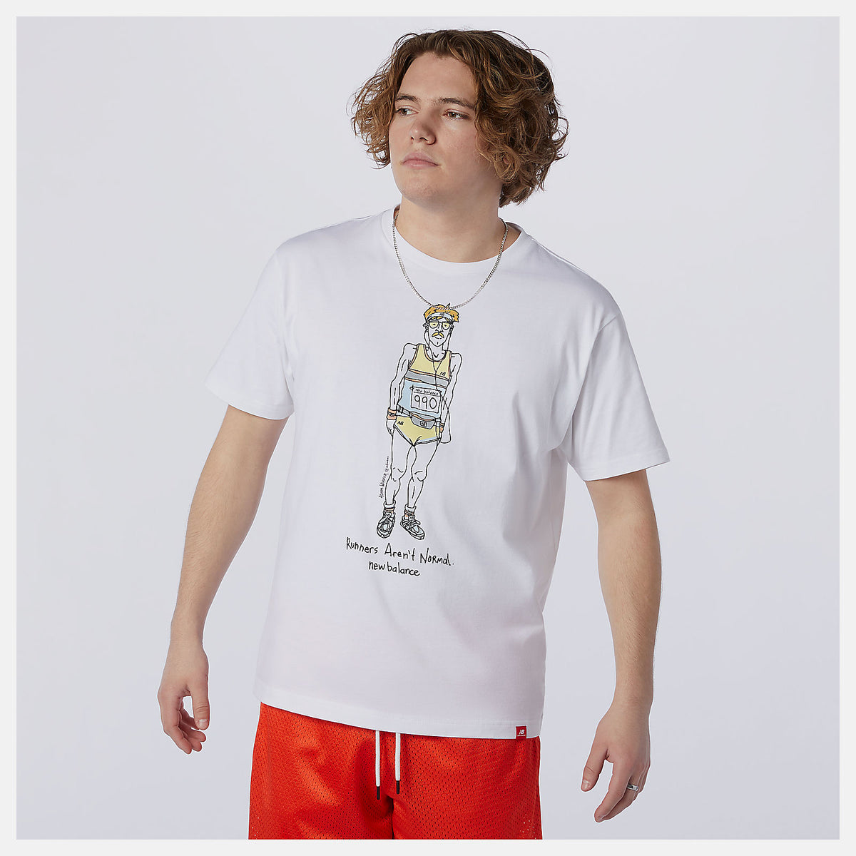 Men New Balance NB Essentials Runner Tee