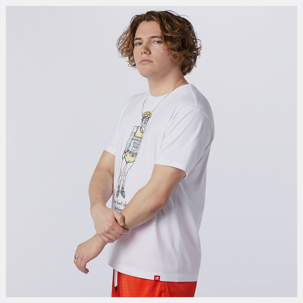 Men New Balance NB Essentials Runner Tee