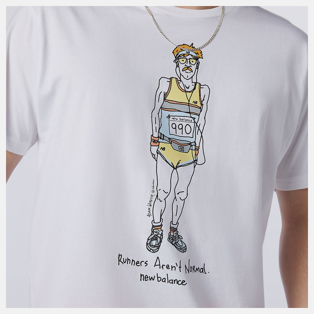 Men New Balance NB Essentials Runner Tee