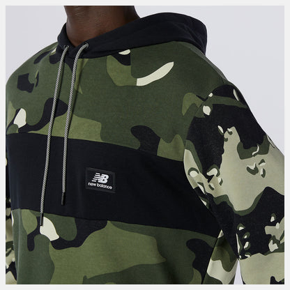 Men New Balance NB Essentials Fleece Camo Hoodie
