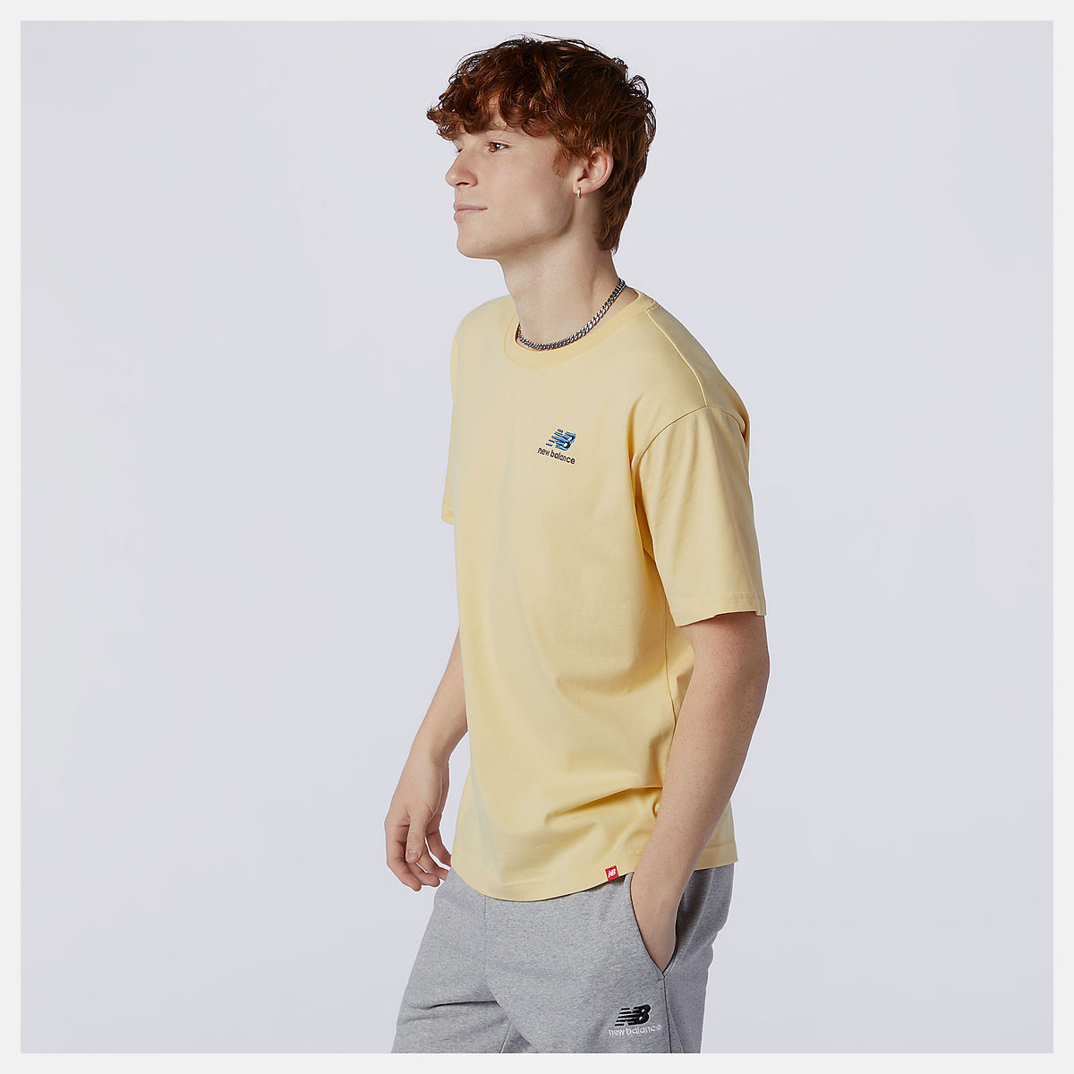 Women/Men New Balance NB Essentials Embroidered Tee
