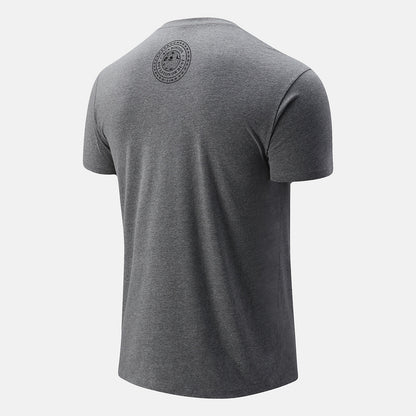 Men New Balance Boston INBound Green Line Graphic Tee