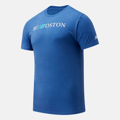 Men New Balance Run Boston Graphic Tee