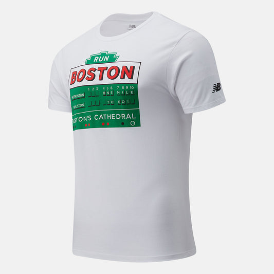 Men New Balance Boston One Mile To Go Graphic Tee