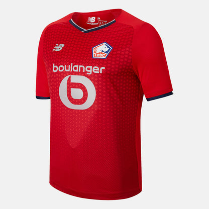 Men New Balance Lille LOSC Home Short Sleeve Jersey