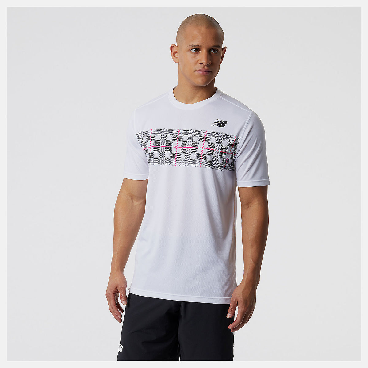 Men New Balance Printed Tournament Crew