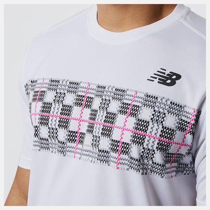 Men New Balance Printed Tournament Crew