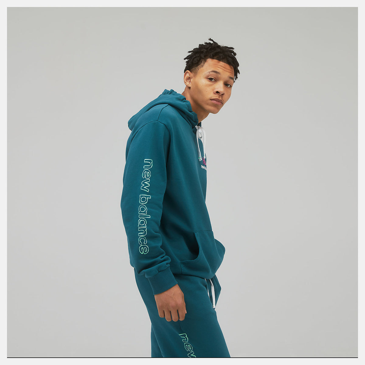 Men New Balance NB Athletics Clash Hoodie