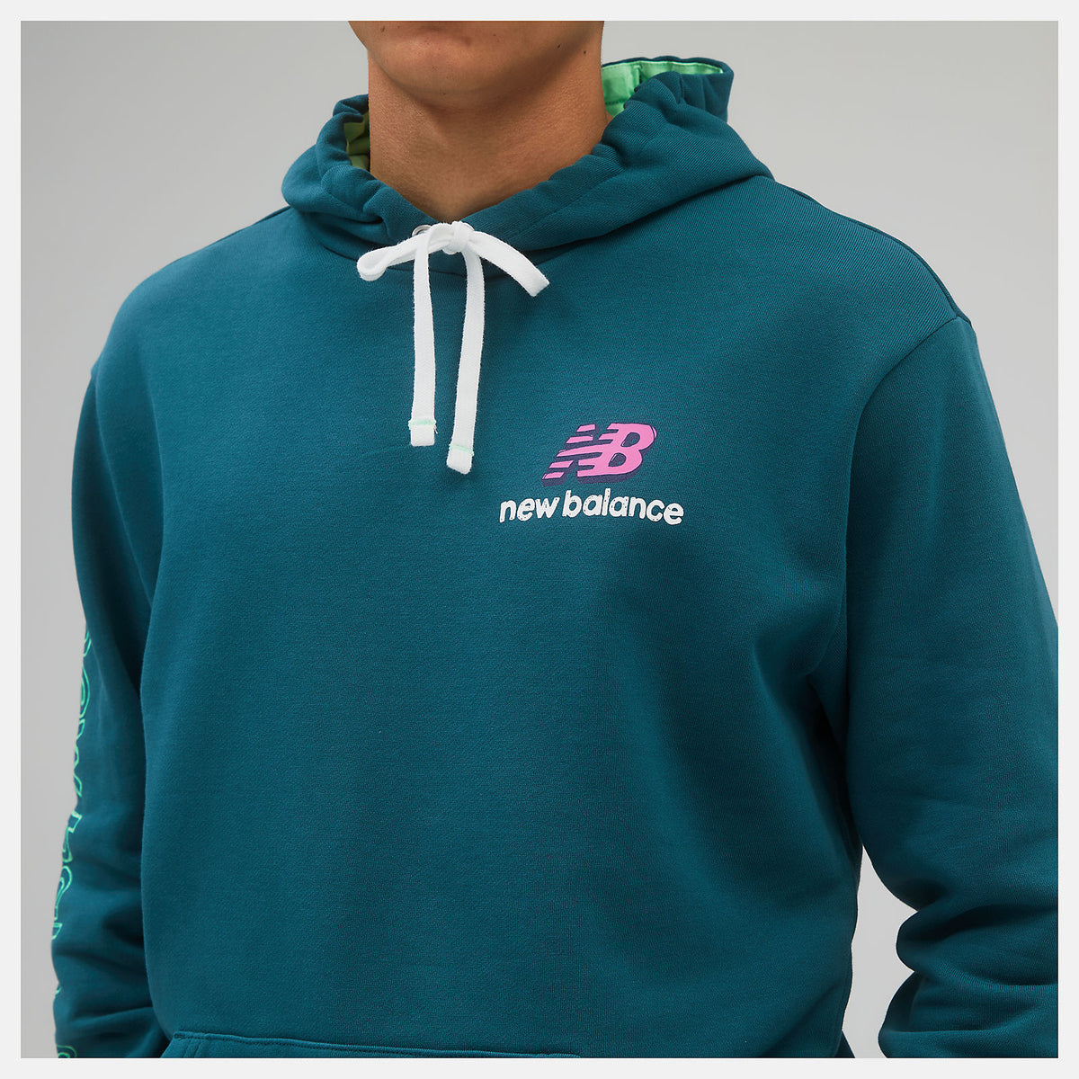 Men New Balance NB Athletics Clash Hoodie