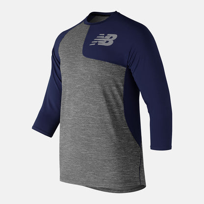 Men New Balance Asym 2.0 Left 3/4 Sleeve