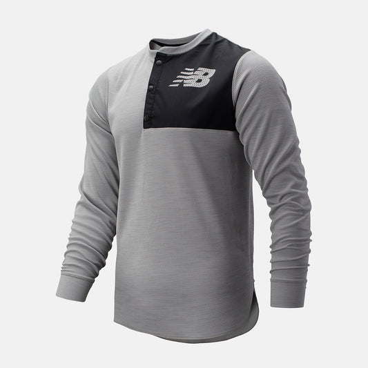 Men New Balance ASYM Baseball Henley