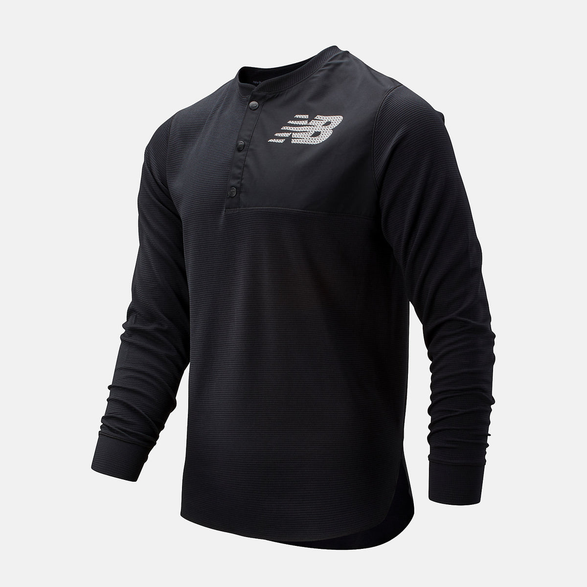 Men New Balance ASYM Baseball Henley