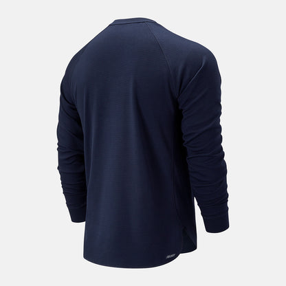 Men New Balance ASYM Baseball Henley