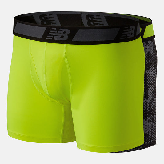 Men New Balance NB Dry 6 Inch Boxer Brief 2 Pack