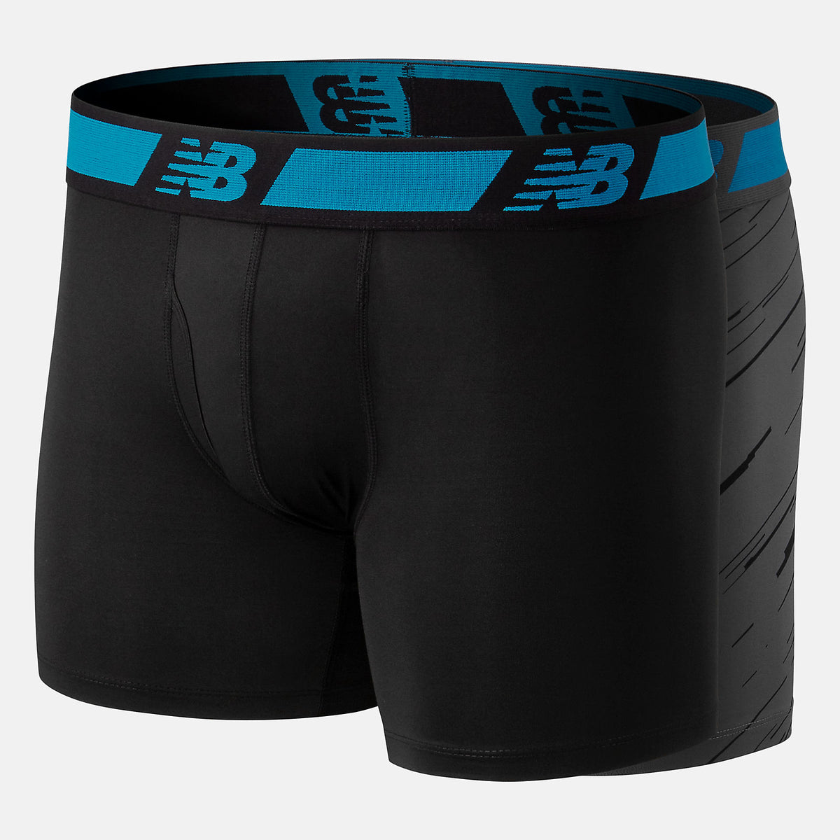 Men New Balance NB Dry 6 Inch Boxer Brief 2 Pack