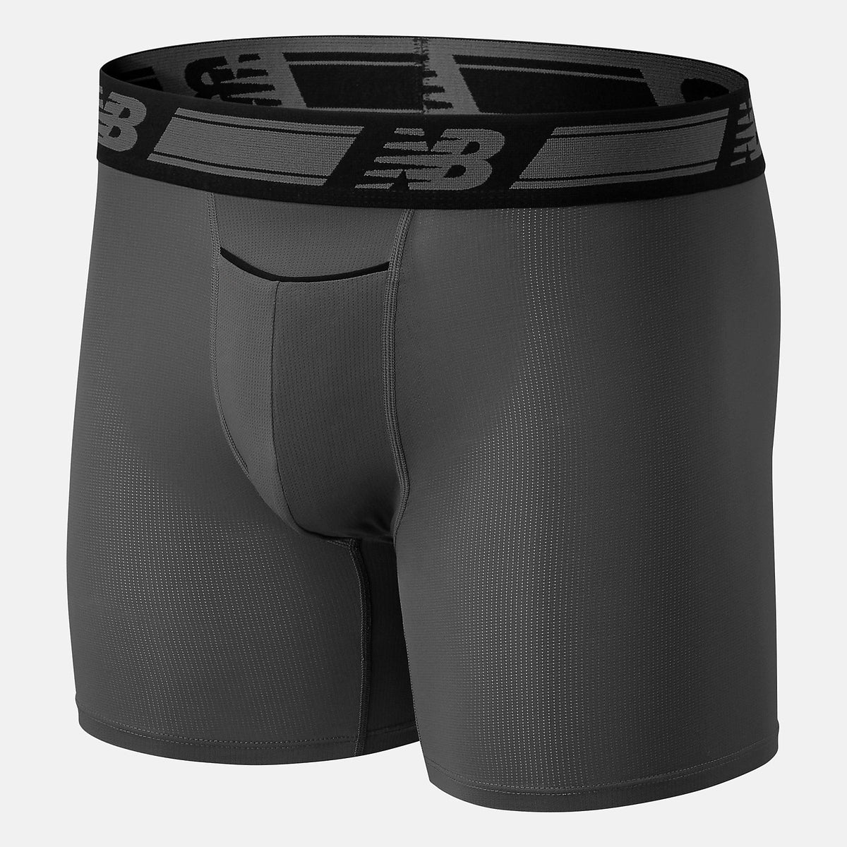 Men New Balance Men Mesh 6 Inch Boxer Brief 2 Pack