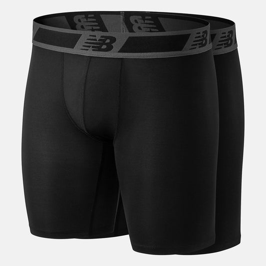 Men New Balance Men Dry/Fresh 9 Inch Brief 2 Pack