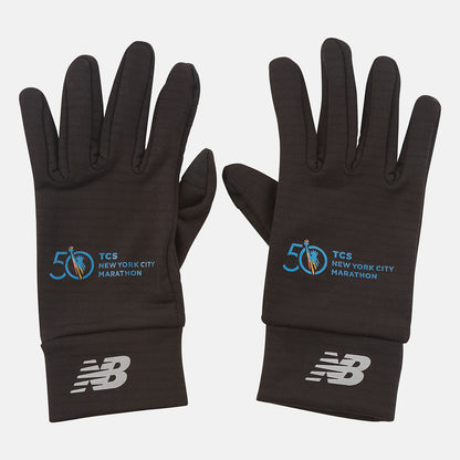 Women/Men New Balance Marathon Heavyweight Grid Fleece Gloves