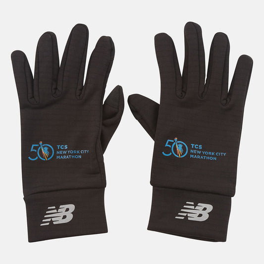 Women/Men New Balance Marathon Heavyweight Grid Fleece Gloves