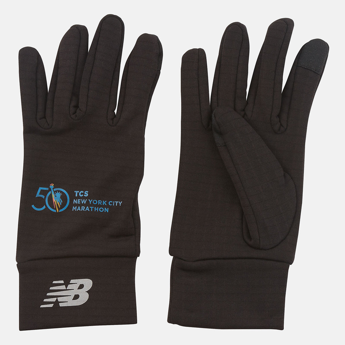 Women/Men New Balance Marathon Heavyweight Grid Fleece Gloves