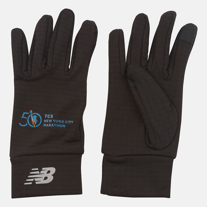 Women/Men New Balance Marathon Heavyweight Grid Fleece Gloves