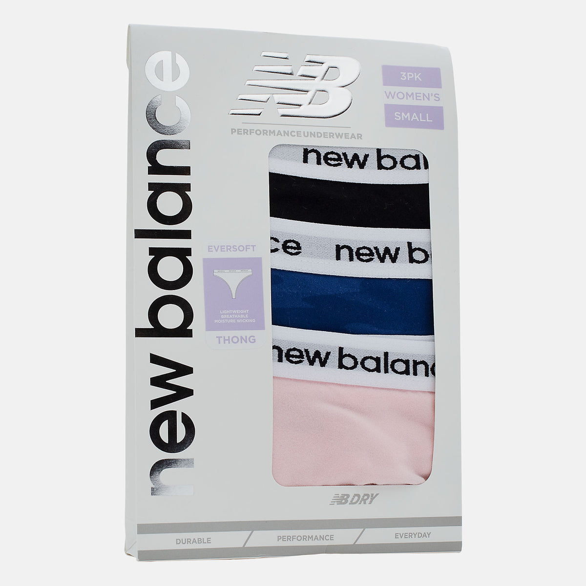 Women New Balance Eversoft Thong 3 Pack