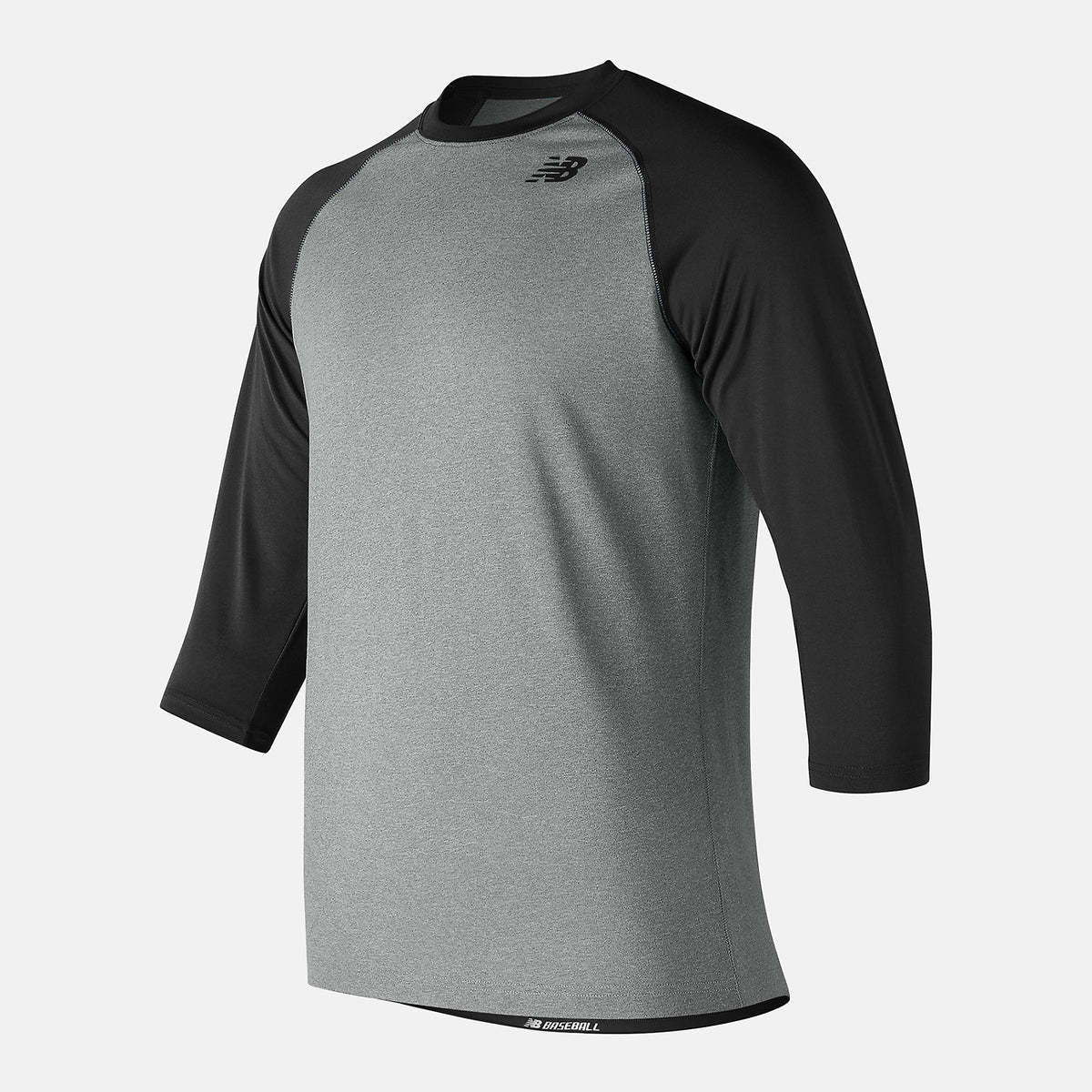Men New Balance 3/4 Baseball Raglan Top