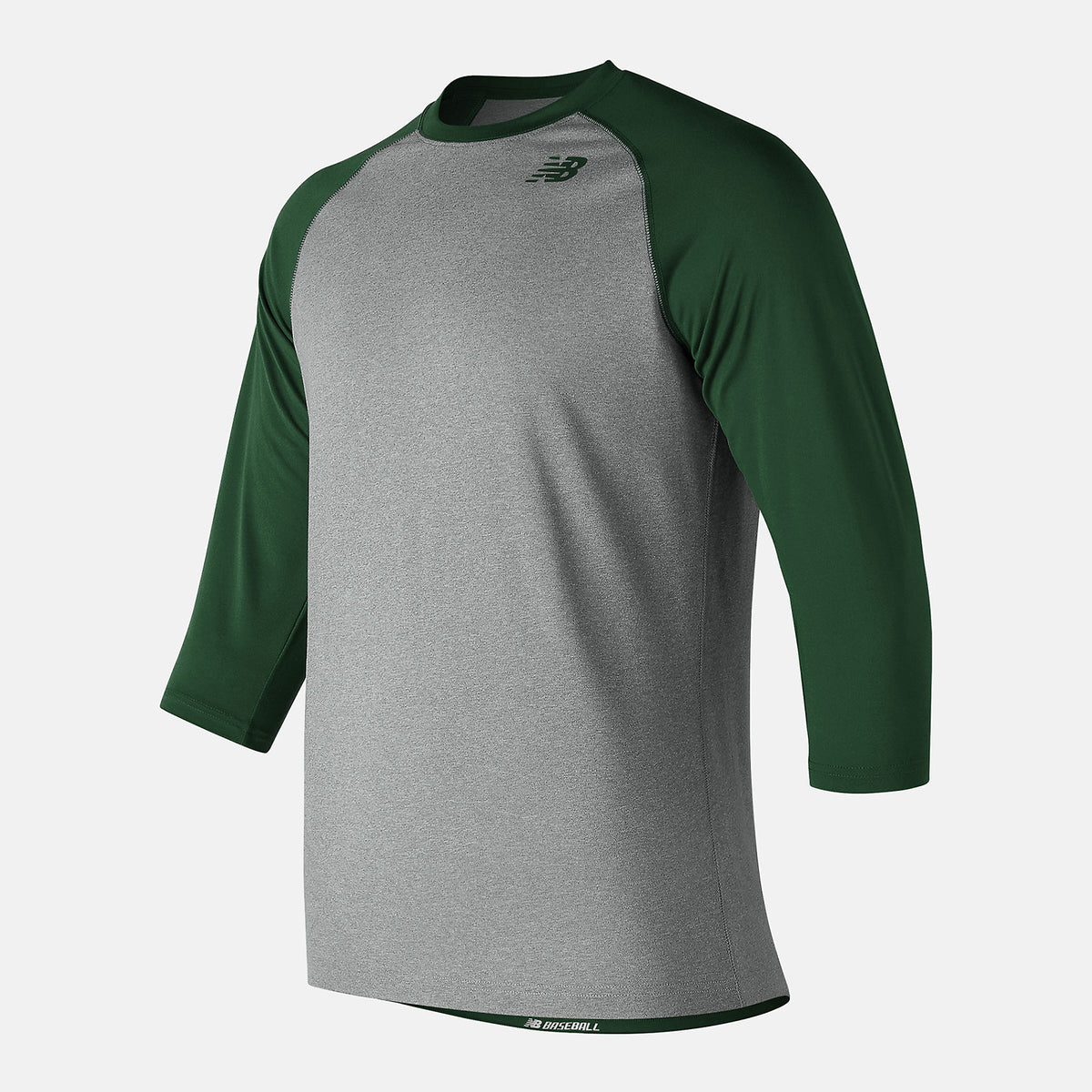Men New Balance 3/4 Baseball Raglan Top