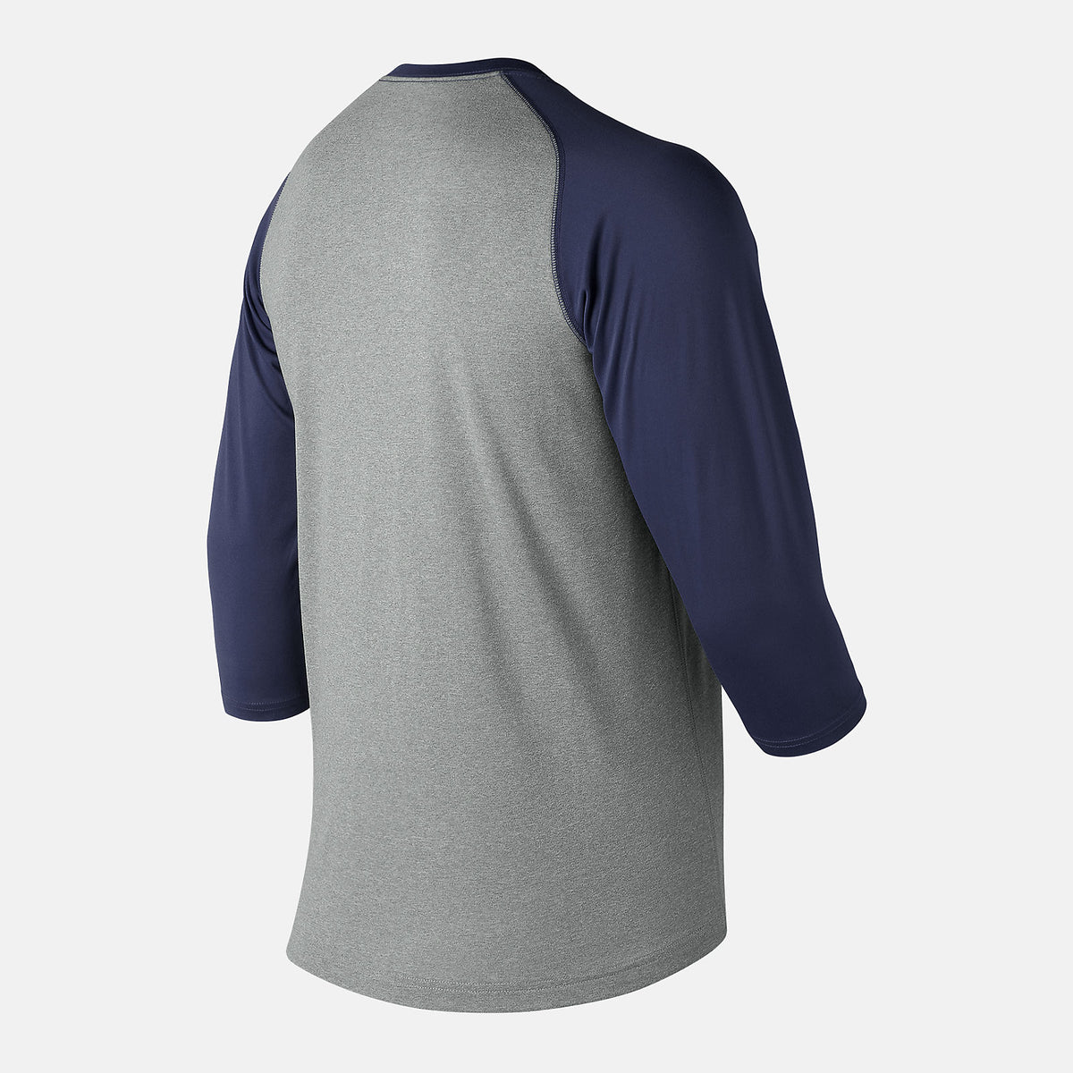 Men New Balance 3/4 Baseball Raglan Top