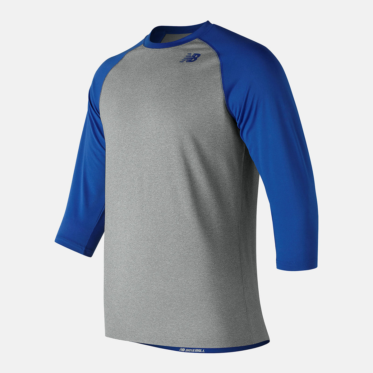 Men New Balance 3/4 Baseball Raglan Top