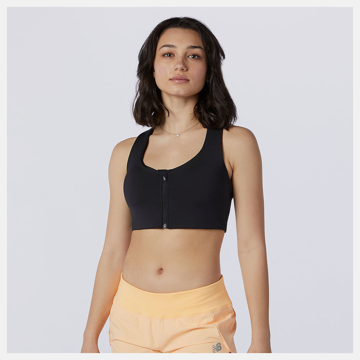 Women New Balance NB Power X Zip Front Bra
