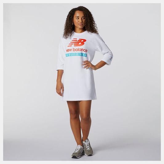 Women New Balance NB Essentials Field Day Crew Fleece Dress
