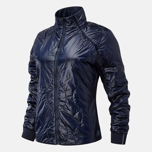 Women New Balance NYC Marathon Q Speed Quilted Jacket