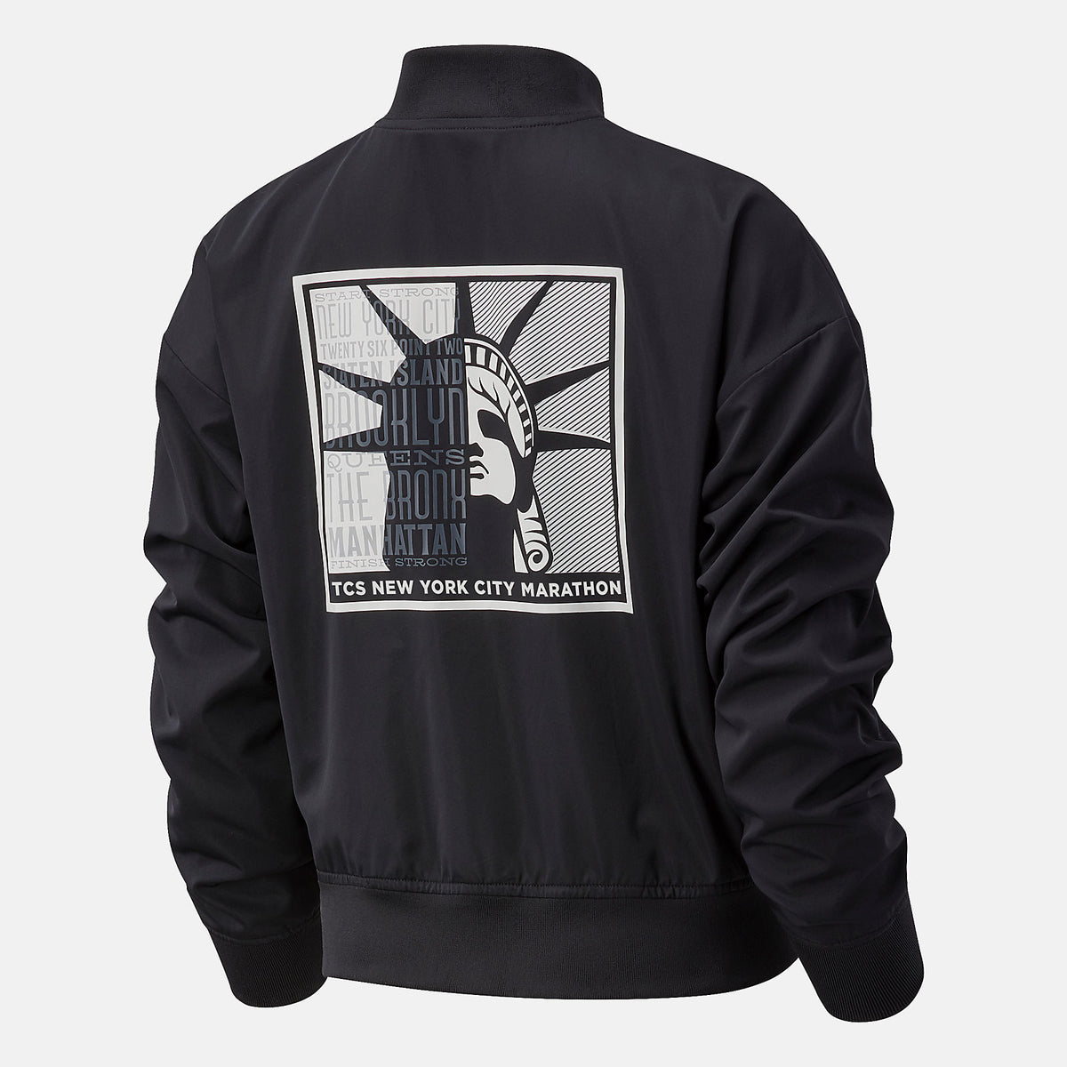 Women New Balance NYC Marathon Essentials Core Bomber Jacket