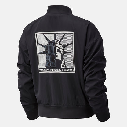 Women New Balance NYC Marathon Essentials Core Bomber Jacket