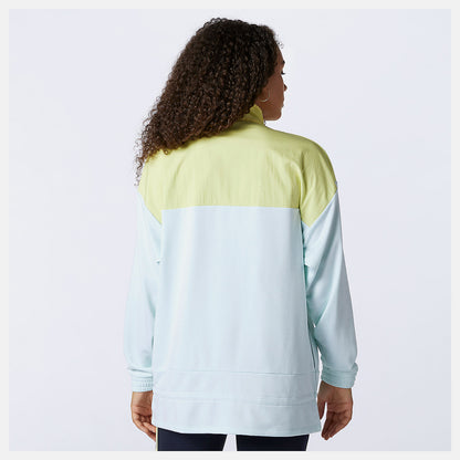 Women New Balance Achiever Mix Media Jacket