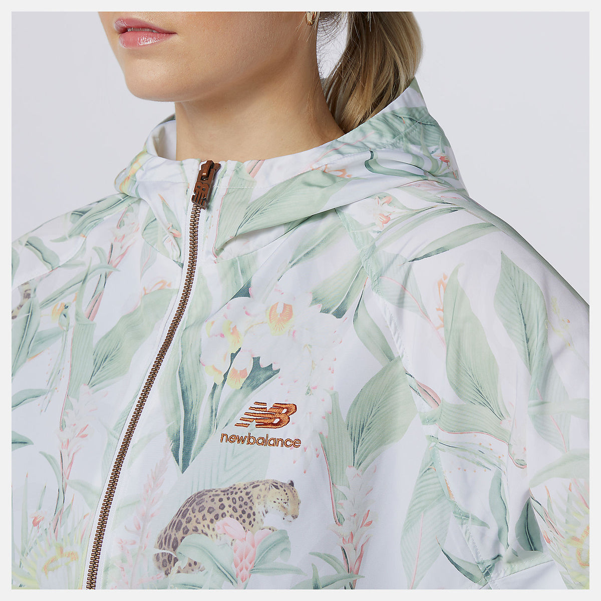Women New Balance NB Essentials Botanical Jacket