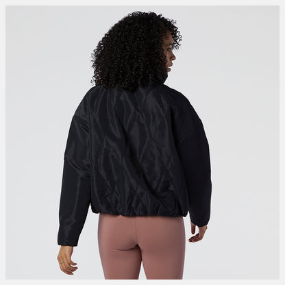 Women New Balance NB Athletics Argyle Quilted Jacket