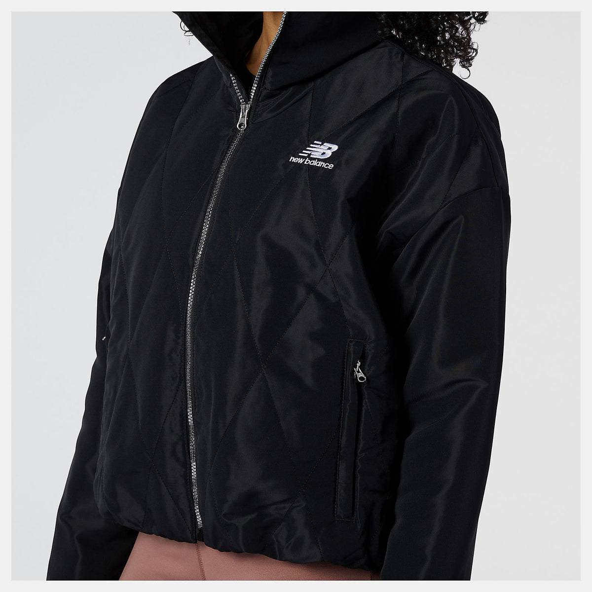 Women New Balance NB Athletics Argyle Quilted Jacket