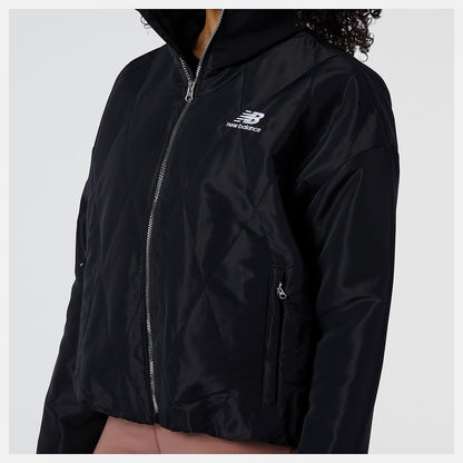 Women New Balance NB Athletics Argyle Quilted Jacket