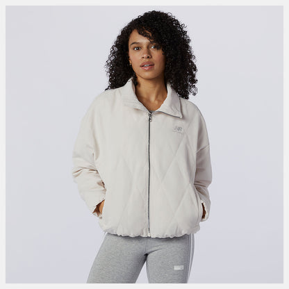Women New Balance NB Athletics Argyle Quilted Jacket