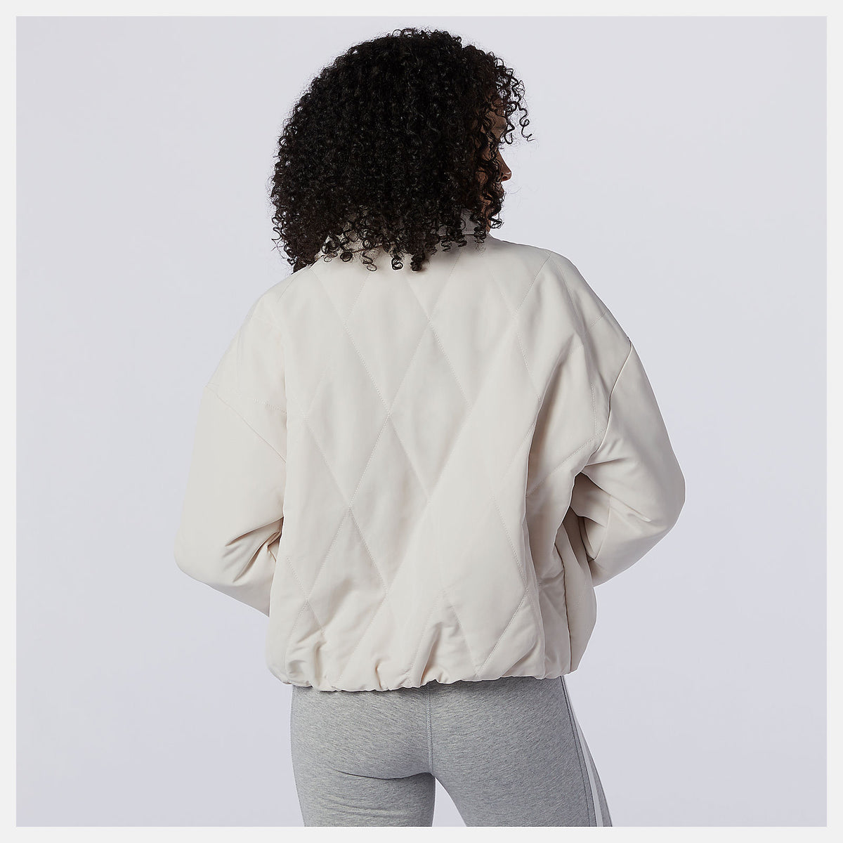 Women New Balance NB Athletics Argyle Quilted Jacket