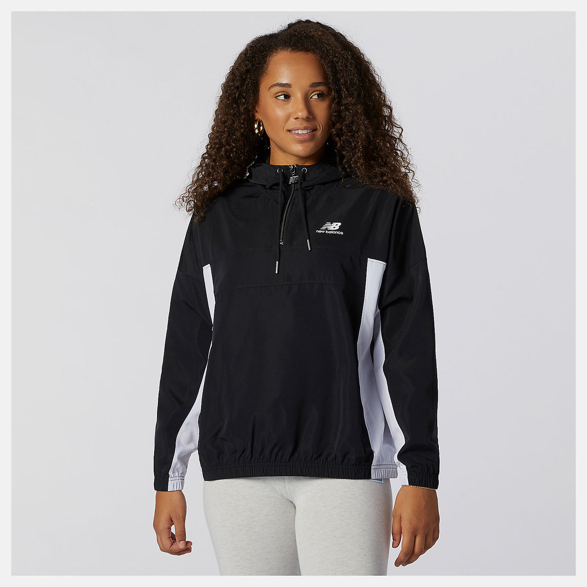 Women New Balance NB Essentials Windbreaker Anorak Jacket